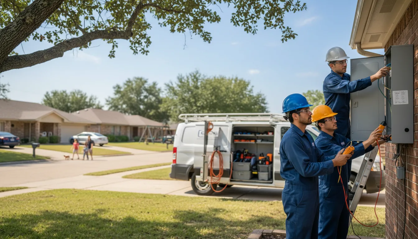 Certified electrician providing emergency electrical services in Montvale, VA